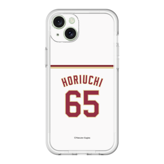 スリムプロテクションプレミアムケース［ 楽天イーグルス - #65 Horiuchi - ホーム ］
