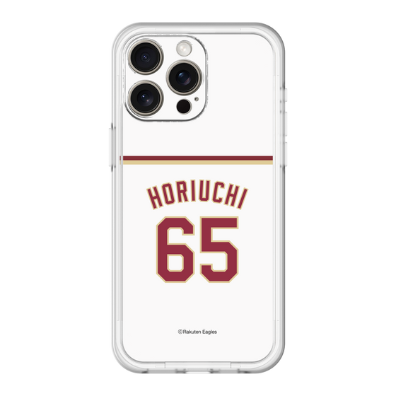 スリムプロテクションプレミアムケース［ 楽天イーグルス - #65 Horiuchi - ホーム ］