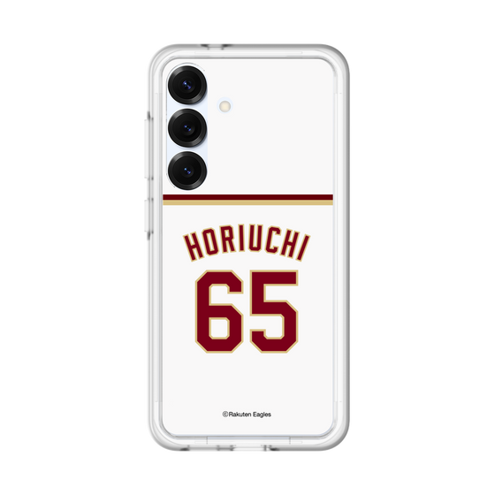 スリムプロテクションプレミアムケース［ 楽天イーグルス - #65 Horiuchi - ホーム ］
