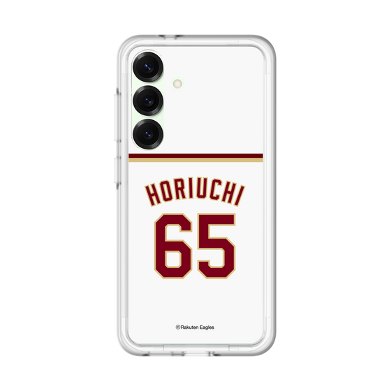 スリムプロテクションプレミアムケース［ 楽天イーグルス - #65 Horiuchi - ホーム ］