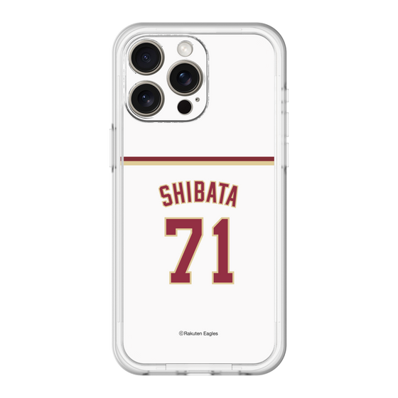 スリムプロテクションプレミアムケース［ 楽天イーグルス - #71 Shibata - ホーム ］
