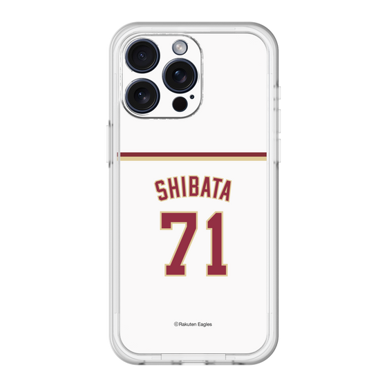 スリムプロテクションプレミアムケース［ 楽天イーグルス - #71 Shibata - ホーム ］