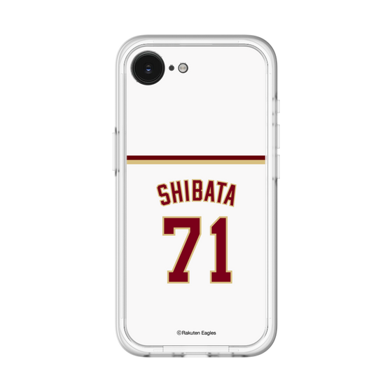 スリムプロテクションプレミアムケース［ 楽天イーグルス - #71 Shibata - ホーム ］