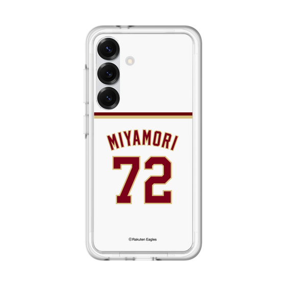 スリムプロテクションプレミアムケース［ 楽天イーグルス - #72 Miyamori - ホーム ］