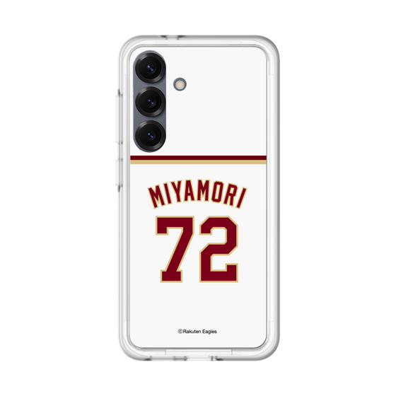 スリムプロテクションプレミアムケース［ 楽天イーグルス - #72 Miyamori - ホーム ］