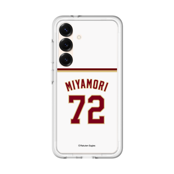 スリムプロテクションプレミアムケース［ 楽天イーグルス - #72 Miyamori - ホーム ］