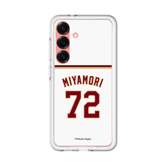スリムプロテクションプレミアムケース［ 楽天イーグルス - #72 Miyamori - ホーム ］