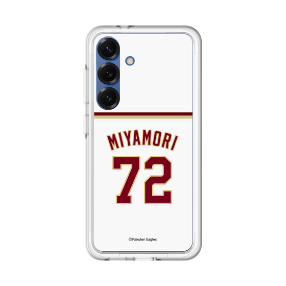 スリムプロテクションプレミアムケース［ 楽天イーグルス - #72 Miyamori - ホーム ］