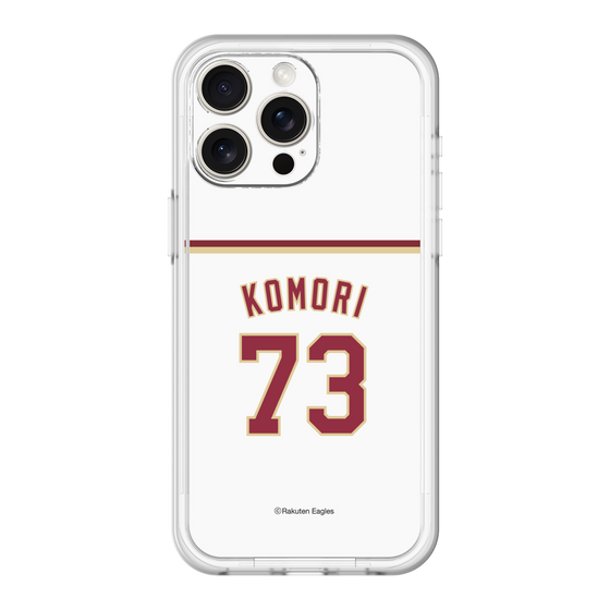 スリムプロテクションプレミアムケース［ 楽天イーグルス - #73 Komori - ホーム ］