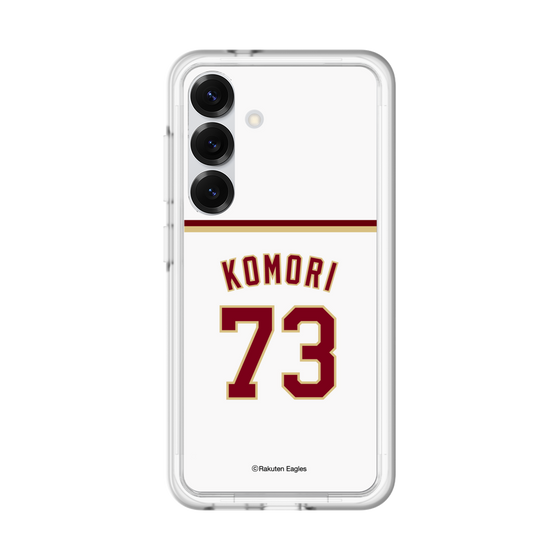 スリムプロテクションプレミアムケース［ 楽天イーグルス - #73 Komori - ホーム ］