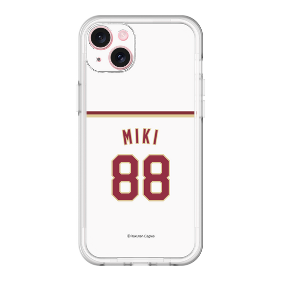 スリムプロテクションプレミアムケース［ 楽天イーグルス - #88 Miki - ホーム ］