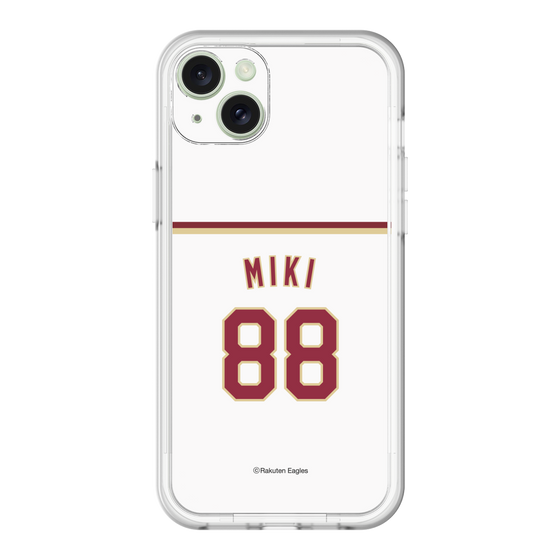 スリムプロテクションプレミアムケース［ 楽天イーグルス - #88 Miki - ホーム ］