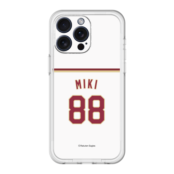 スリムプロテクションプレミアムケース［ 楽天イーグルス - #88 Miki - ホーム ］