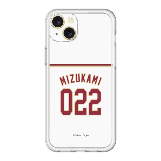 スリムプロテクションプレミアムケース［ 楽天イーグルス - #022 Mizukami - ホーム ］