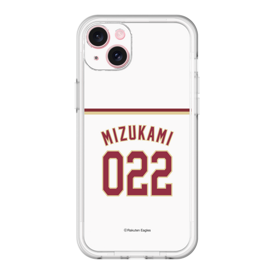 スリムプロテクションプレミアムケース［ 楽天イーグルス - #022 Mizukami - ホーム ］