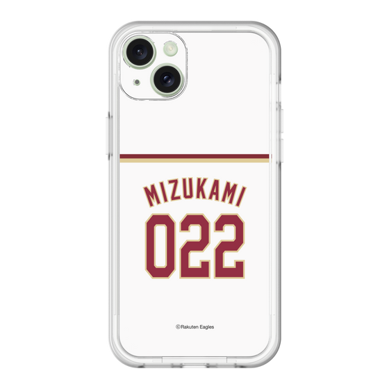 スリムプロテクションプレミアムケース［ 楽天イーグルス - #022 Mizukami - ホーム ］
