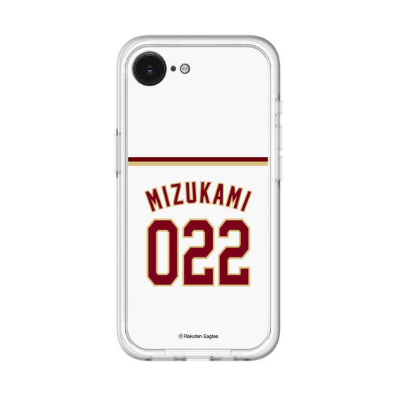 スリムプロテクションプレミアムケース［ 楽天イーグルス - #022 Mizukami - ホーム ］
