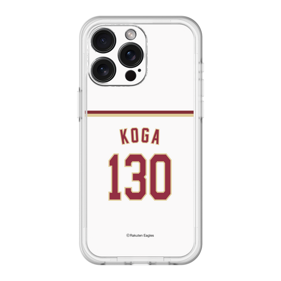 スリムプロテクションプレミアムケース［ 楽天イーグルス - #130 Koga - ホーム ］