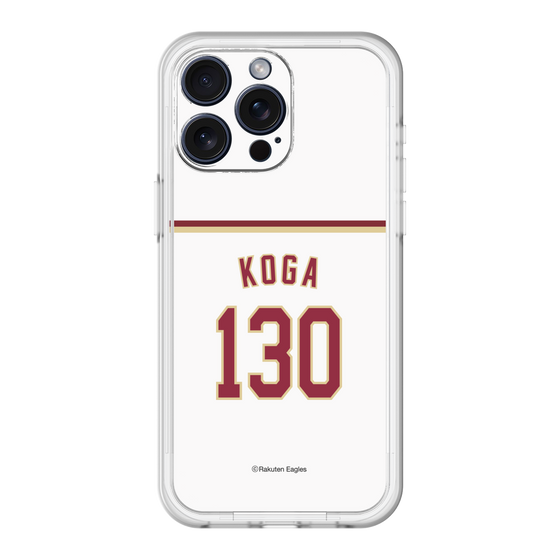 スリムプロテクションプレミアムケース［ 楽天イーグルス - #130 Koga - ホーム ］