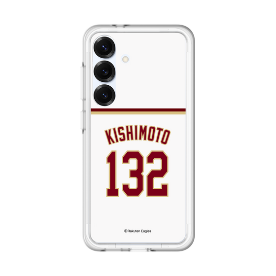 スリムプロテクションプレミアムケース［ 楽天イーグルス - #132 Kishimoto - ホーム ］