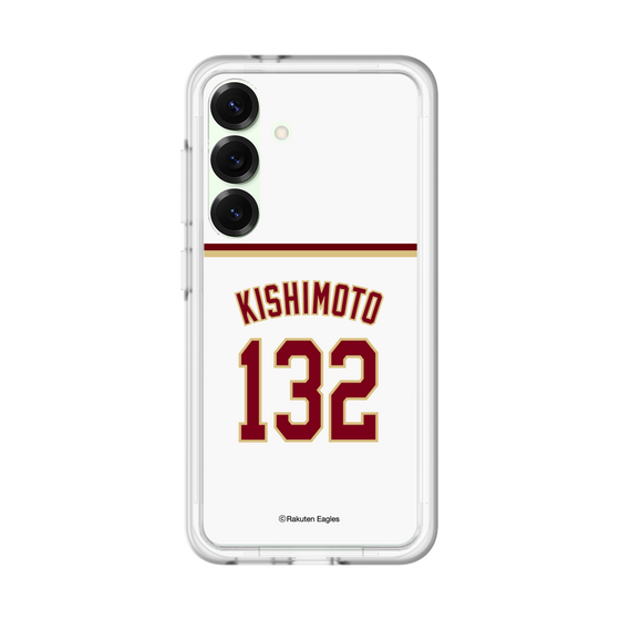 スリムプロテクションプレミアムケース［ 楽天イーグルス - #132 Kishimoto - ホーム ］