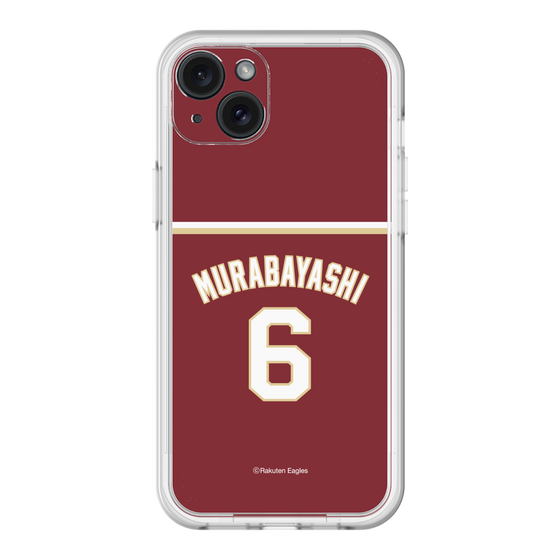 スリムプロテクションプレミアムケース［ 楽天イーグルス - #6 Murabayashi - ビジター ］