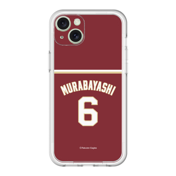 スリムプロテクションプレミアムケース［ 楽天イーグルス - #6 Murabayashi - ビジター ］