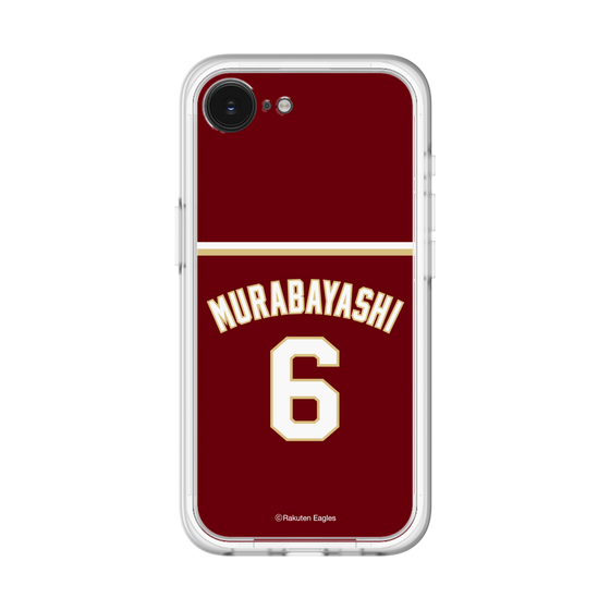スリムプロテクションプレミアムケース［ 楽天イーグルス - #6 Murabayashi - ビジター ］