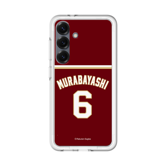 スリムプロテクションプレミアムケース［ 楽天イーグルス - #6 Murabayashi - ビジター ］