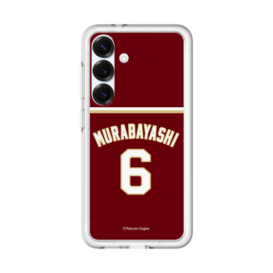 スリムプロテクションプレミアムケース［ 楽天イーグルス - #6 Murabayashi - ビジター ］