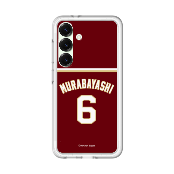 スリムプロテクションプレミアムケース［ 楽天イーグルス - #6 Murabayashi - ビジター ］