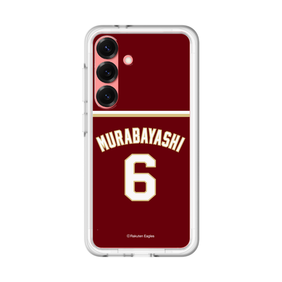 スリムプロテクションプレミアムケース［ 楽天イーグルス - #6 Murabayashi - ビジター ］
