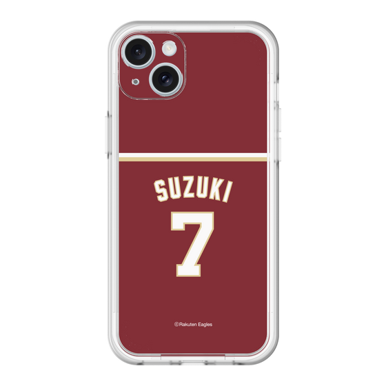 スリムプロテクションプレミアムケース［ 楽天イーグルス - #7 Suzuki - ビジター ］