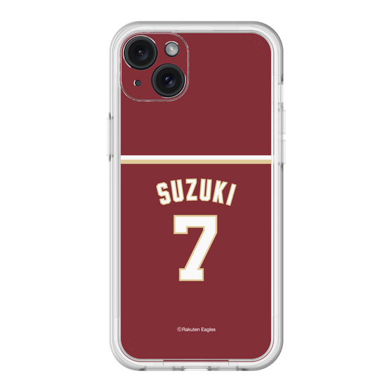 スリムプロテクションプレミアムケース［ 楽天イーグルス - #7 Suzuki - ビジター ］