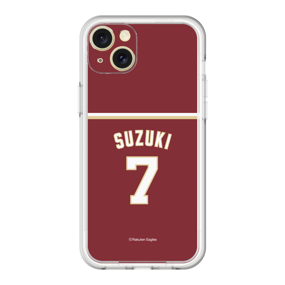 スリムプロテクションプレミアムケース［ 楽天イーグルス - #7 Suzuki - ビジター ］