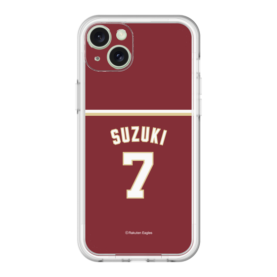 スリムプロテクションプレミアムケース［ 楽天イーグルス - #7 Suzuki - ビジター ］