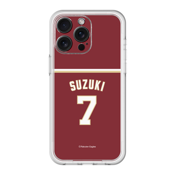 スリムプロテクションプレミアムケース［ 楽天イーグルス - #7 Suzuki - ビジター ］