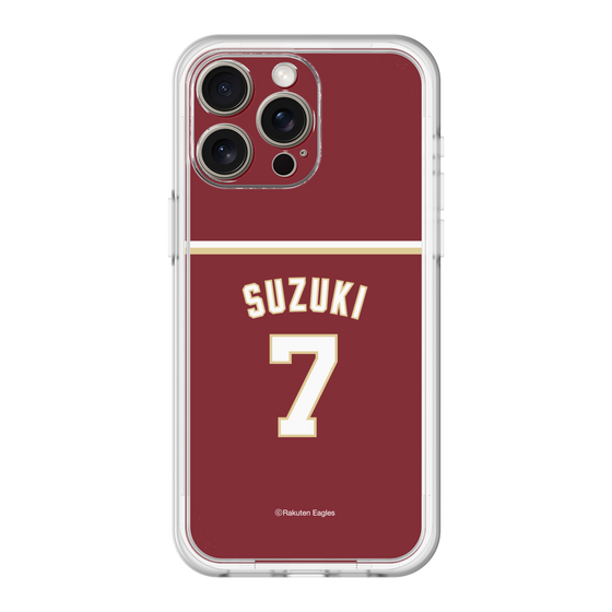 スリムプロテクションプレミアムケース［ 楽天イーグルス - #7 Suzuki - ビジター ］