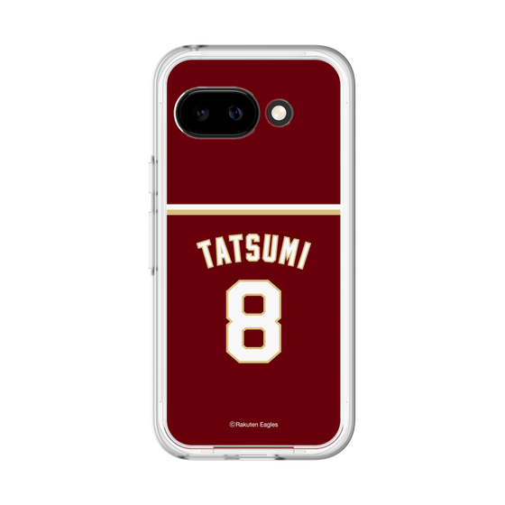 スリムプロテクションプレミアムケース［ 楽天イーグルス - #8 Tatsumi - ビジター ］