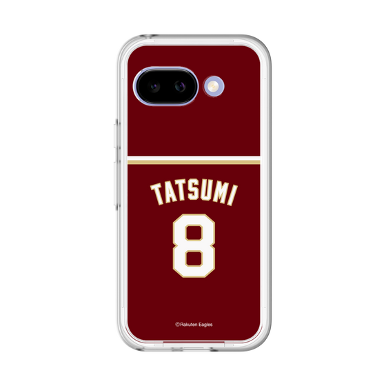 スリムプロテクションプレミアムケース［ 楽天イーグルス - #8 Tatsumi - ビジター ］