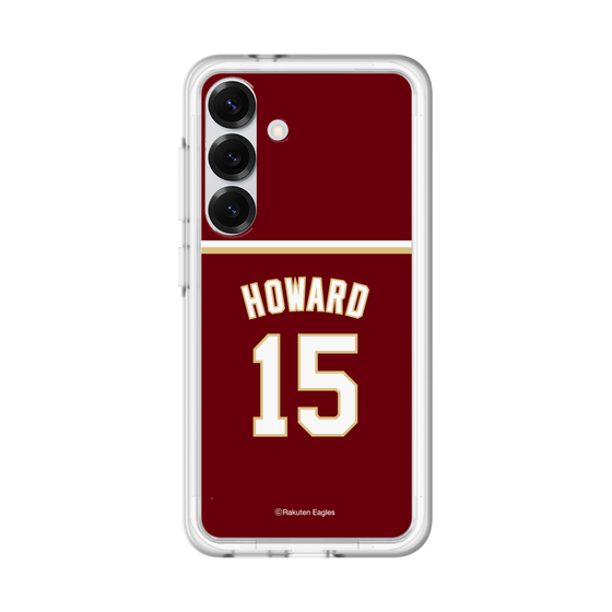 スリムプロテクションプレミアムケース［ 楽天イーグルス - #15 Howard - ビジター ］