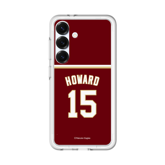 スリムプロテクションプレミアムケース［ 楽天イーグルス - #15 Howard - ビジター ］