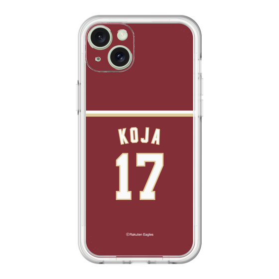 スリムプロテクションプレミアムケース［ 楽天イーグルス - #17 Koja - ビジター ］