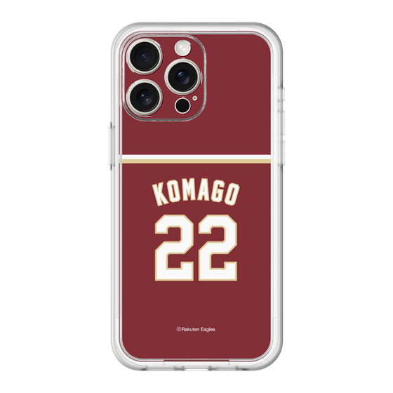 スリムプロテクションプレミアムケース［ 楽天イーグルス - #22 Komago - ビジター ］