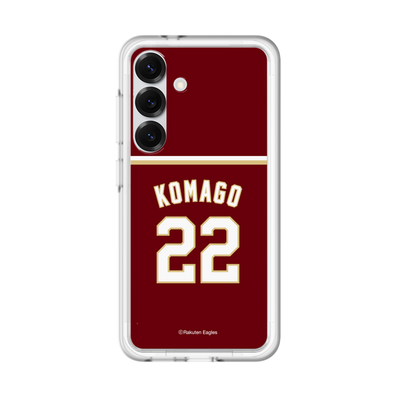 スリムプロテクションプレミアムケース［ 楽天イーグルス - #22 Komago - ビジター ］
