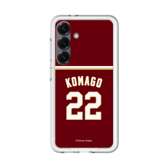 スリムプロテクションプレミアムケース［ 楽天イーグルス - #22 Komago - ビジター ］