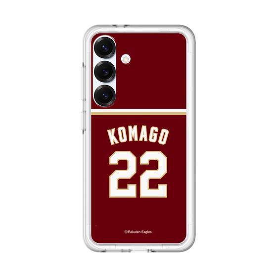 スリムプロテクションプレミアムケース［ 楽天イーグルス - #22 Komago - ビジター ］