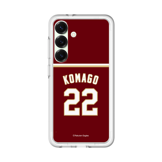スリムプロテクションプレミアムケース［ 楽天イーグルス - #22 Komago - ビジター ］