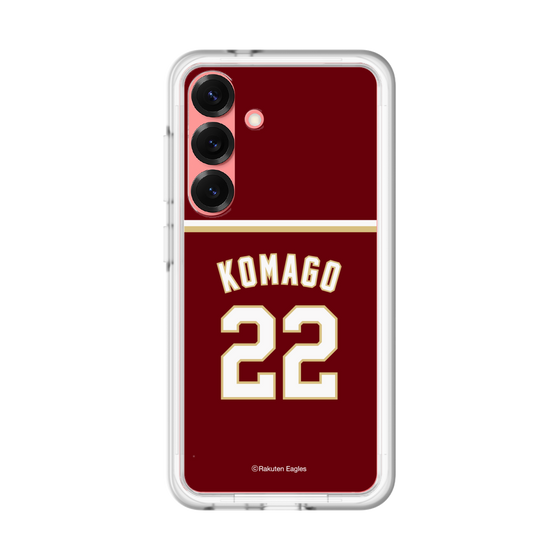 スリムプロテクションプレミアムケース［ 楽天イーグルス - #22 Komago - ビジター ］