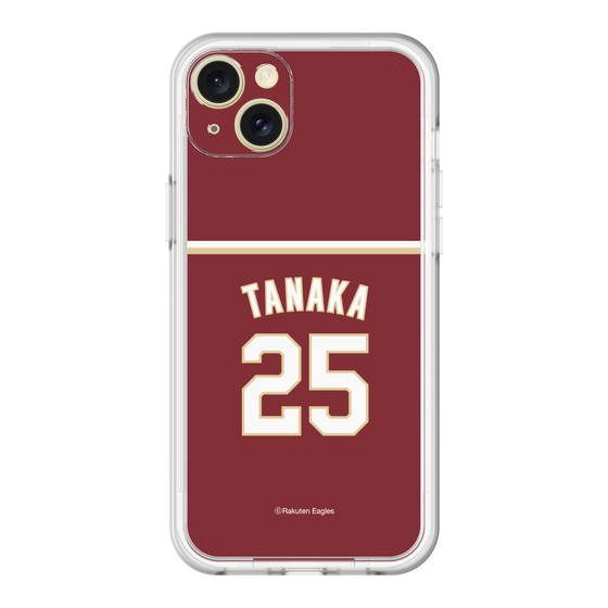 スリムプロテクションプレミアムケース［ 楽天イーグルス - #25 Tanaka - ビジター ］